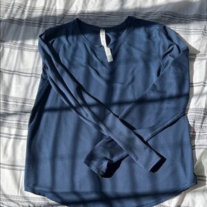 Lululemon Athletica Navy Long Sleeve Top